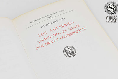 LOS ADVERBIOS - Esteban Rafael Egea