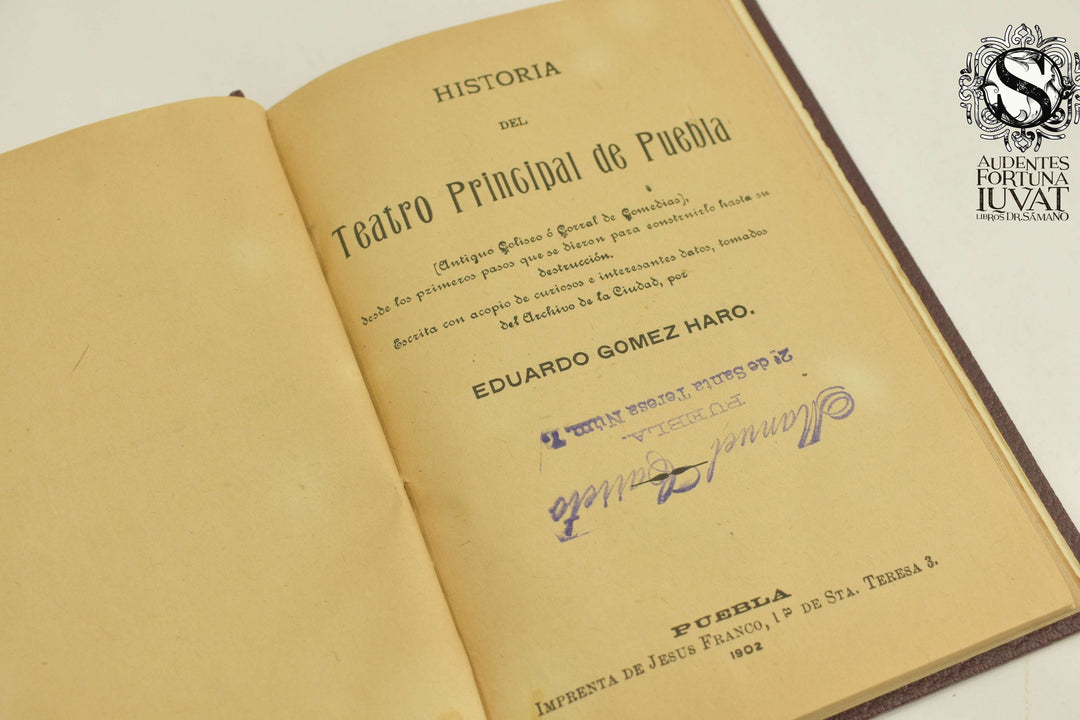 HISTORIA DEL TEATRO PRINCIPAL DE PUEBLA - Eduardo Gómez Haro