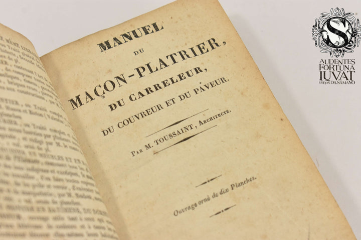 MANUEL DU MACON-PLATRIER DU CARRELEUR - M. Toussaint