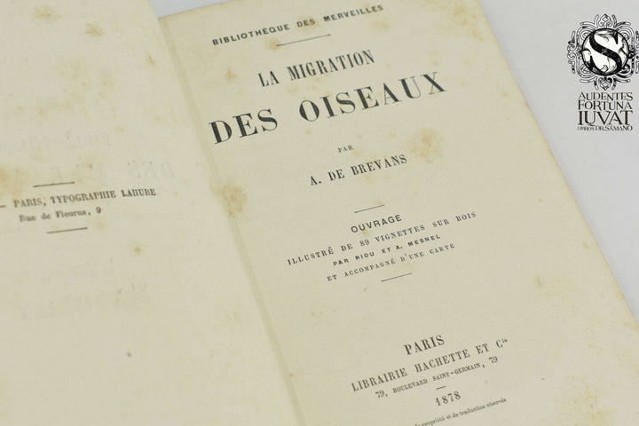 LA MIGRATION DES OISEAUX - A. de Brevans