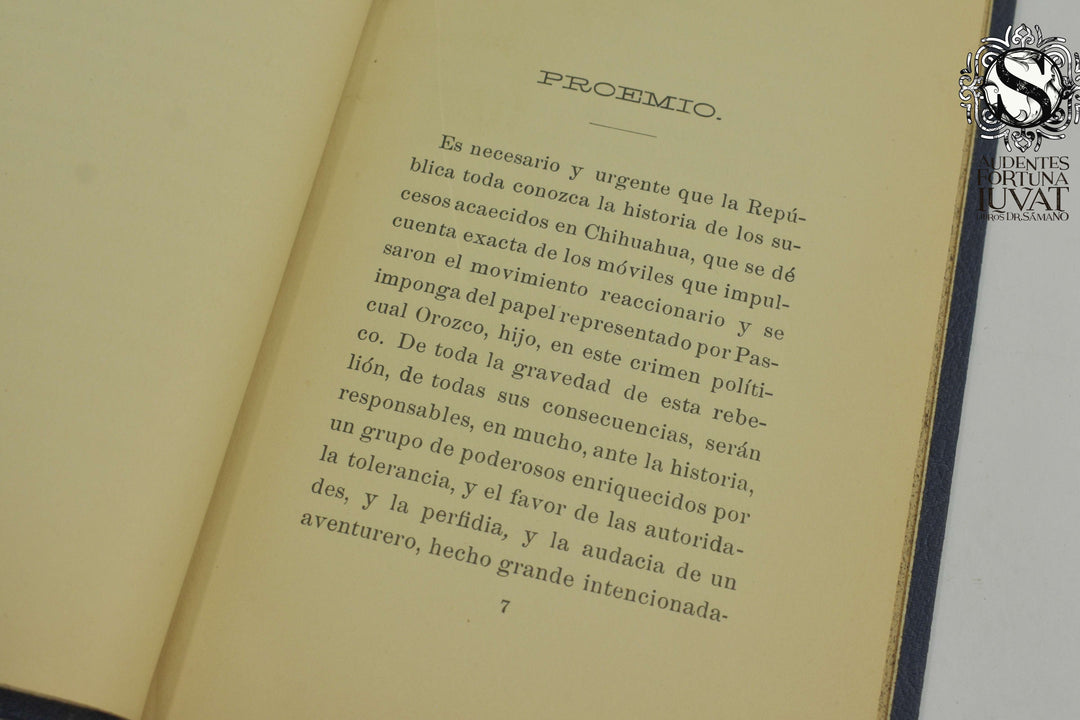 PASCUAL OROZCO Y LA REVUELTA DE CHIHUAHUA - Ramon Puente