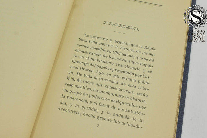 PASCUAL OROZCO Y LA REVUELTA DE CHIHUAHUA - Ramon Puente