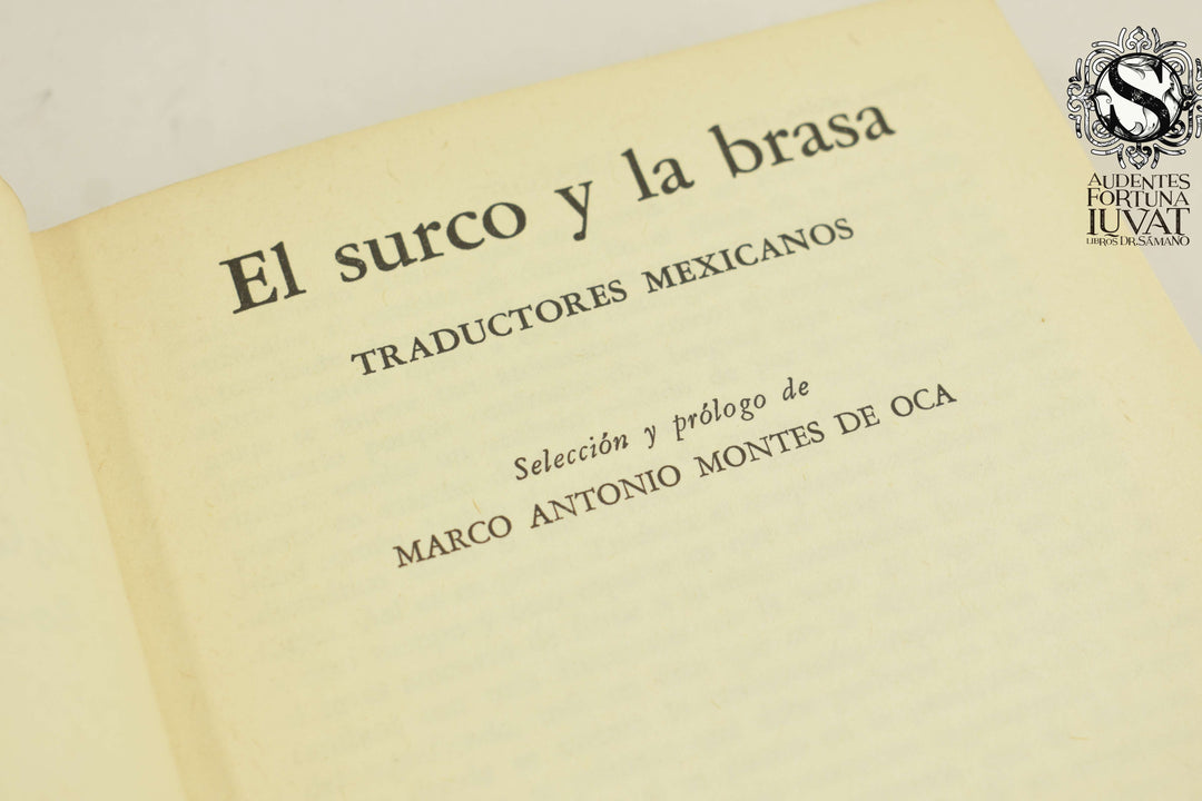 EL SURCO Y LA BRASA - Marco Antonio Montes de Oca