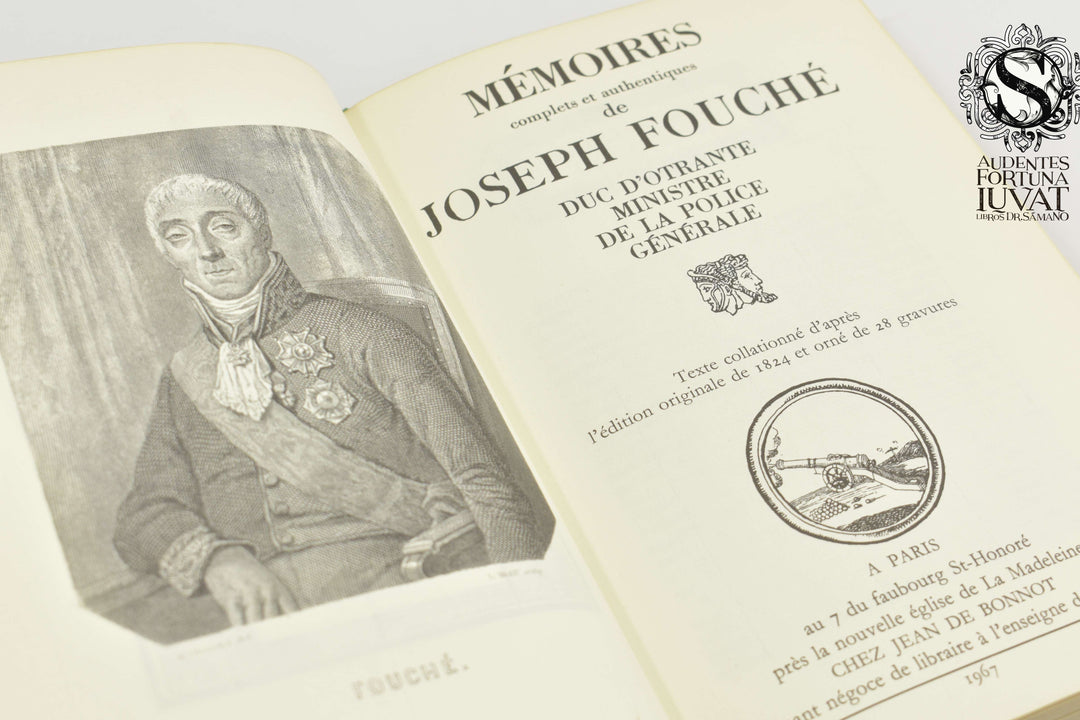 MEMOIRES COMPLETS ET AUTHENTIQUES DE JOSEPH FOUCHE