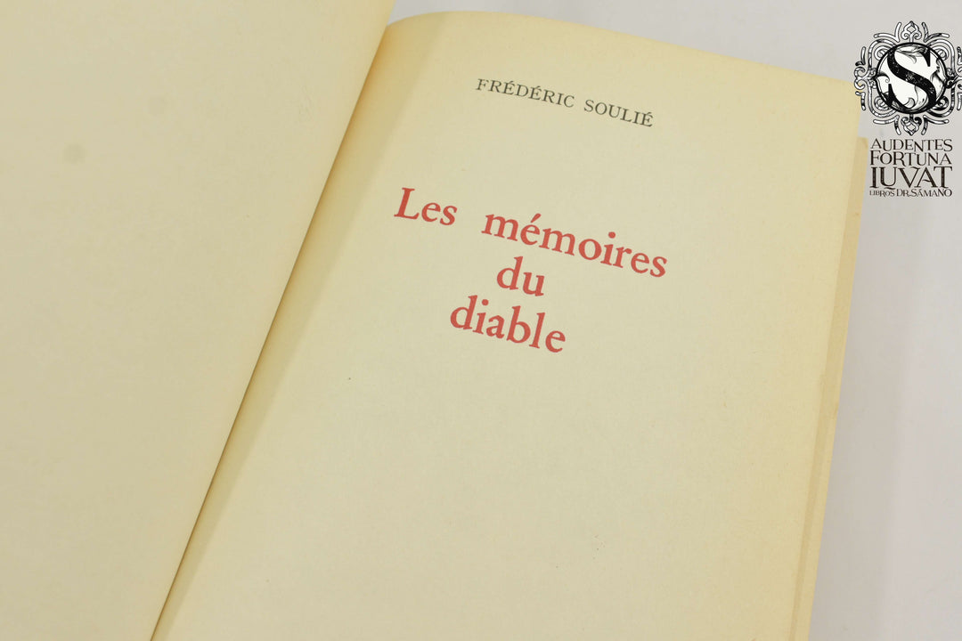 LES MEMOIRES DU DIABLE - Frederic Soulie