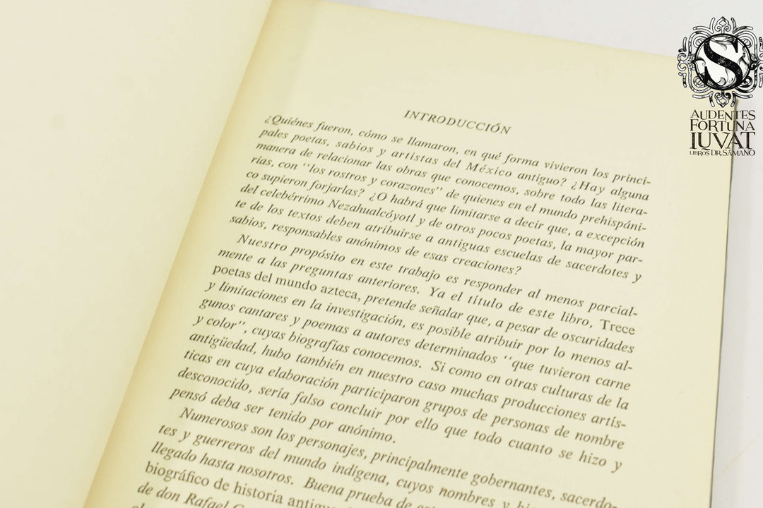 TRECE POETAS DEL MUNDO AZTECA - Miguel de León-Portilla