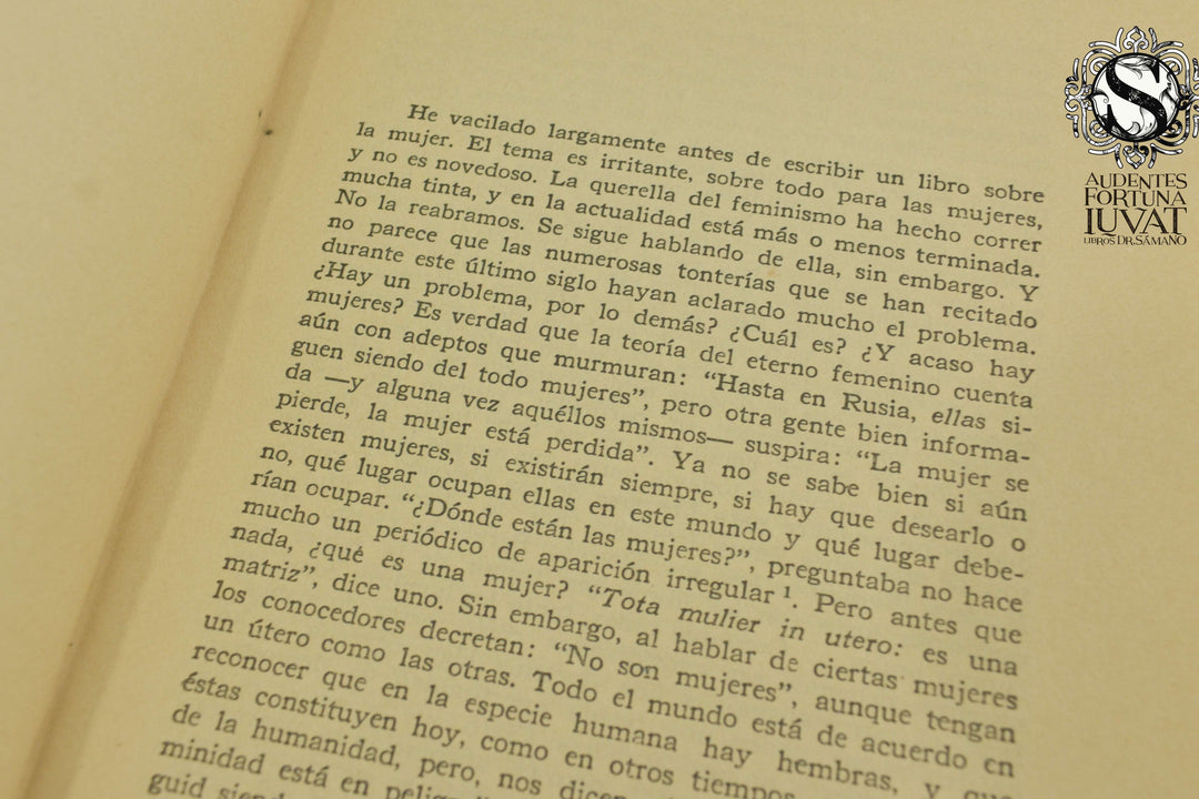 EL SEGUNDO SEXO -  Simone de Beauvoir