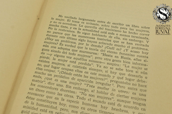 EL SEGUNDO SEXO -  Simone de Beauvoir