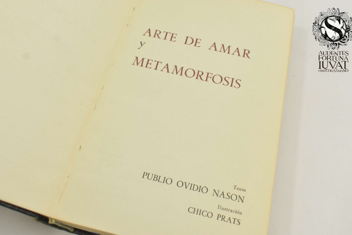 ARTE DE AMAR Y METAMORFOSIS - Publio Ovidio Nasson