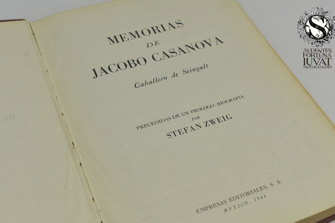 MEMORIAS DE JACOBO CASANOVA