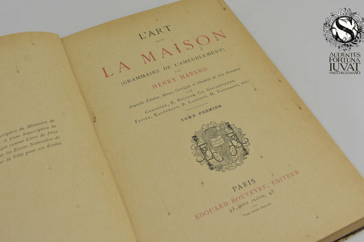 L'ART DANS LA MAISON 2 Tomos -  Henry Havard