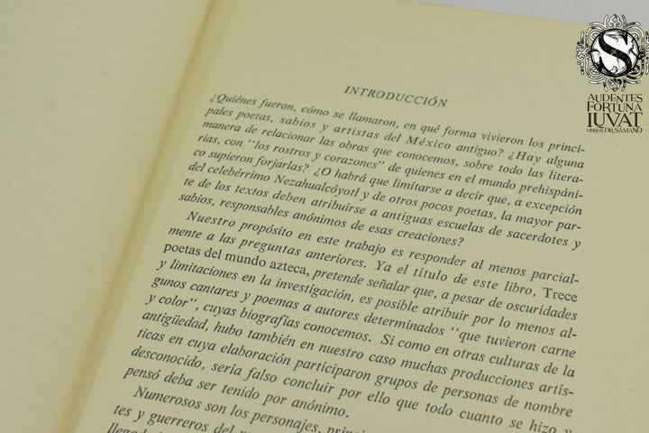 TRECE POETAS DEL MUNDO AZTECA - Miguel León-Portilla