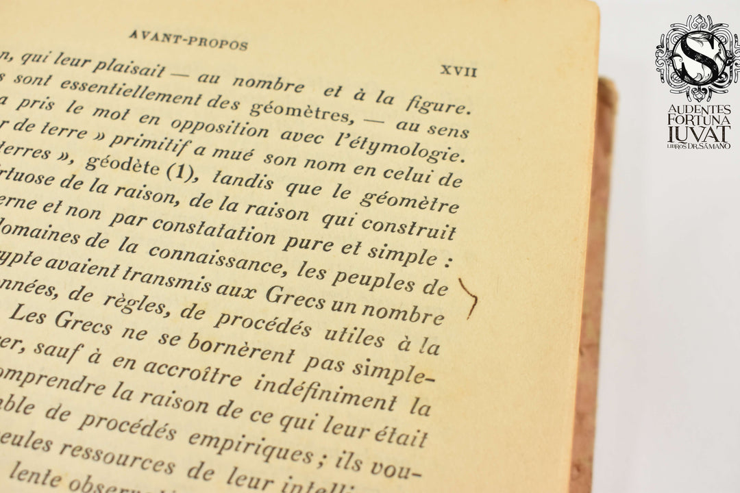 LA PENSEE GRECQUE -  Leon Robib