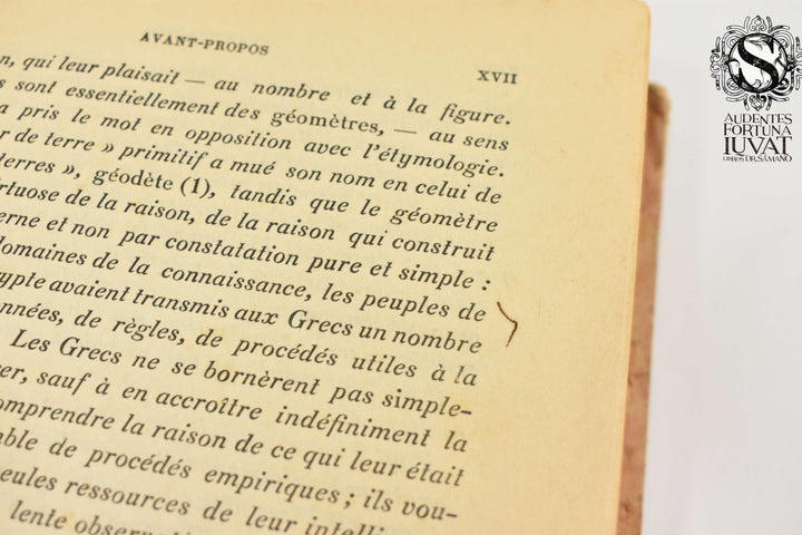 LA PENSEE GRECQUE -  Leon Robib