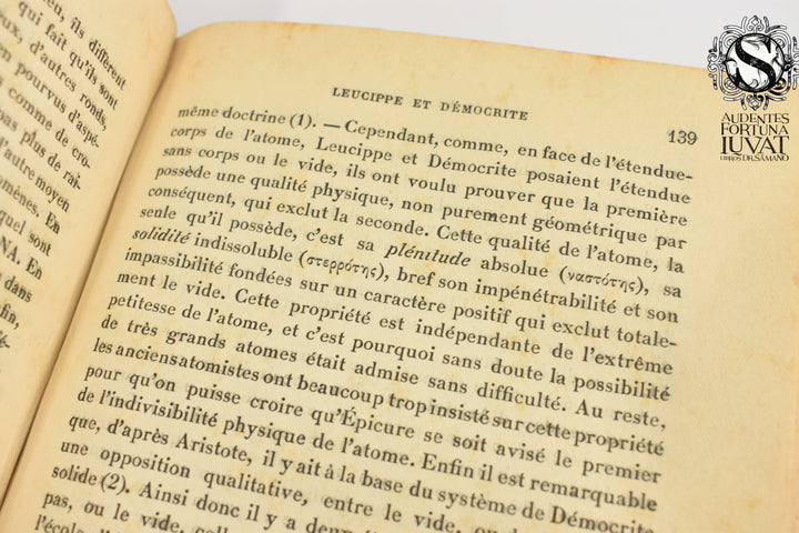 LA PENSEE GRECQUE -  Leon Robib