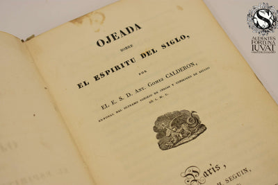 OJEADA SOBRE EL ESPÍRITU DEL SIGLO - Gómez Caldrón