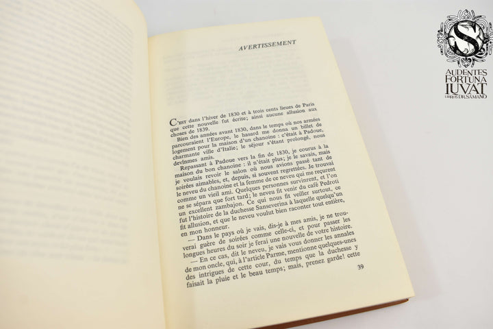 LA CHARTREUSE DE PARME - Stendhal