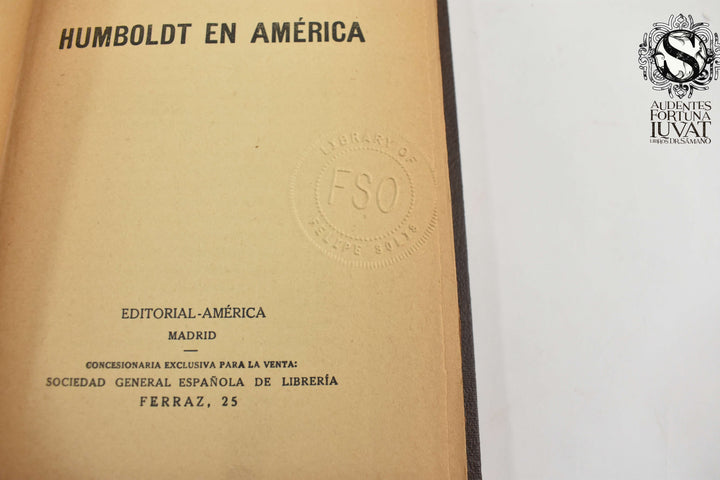 HUMBOLDT EN AMÉRICA - Carlos Pereyra