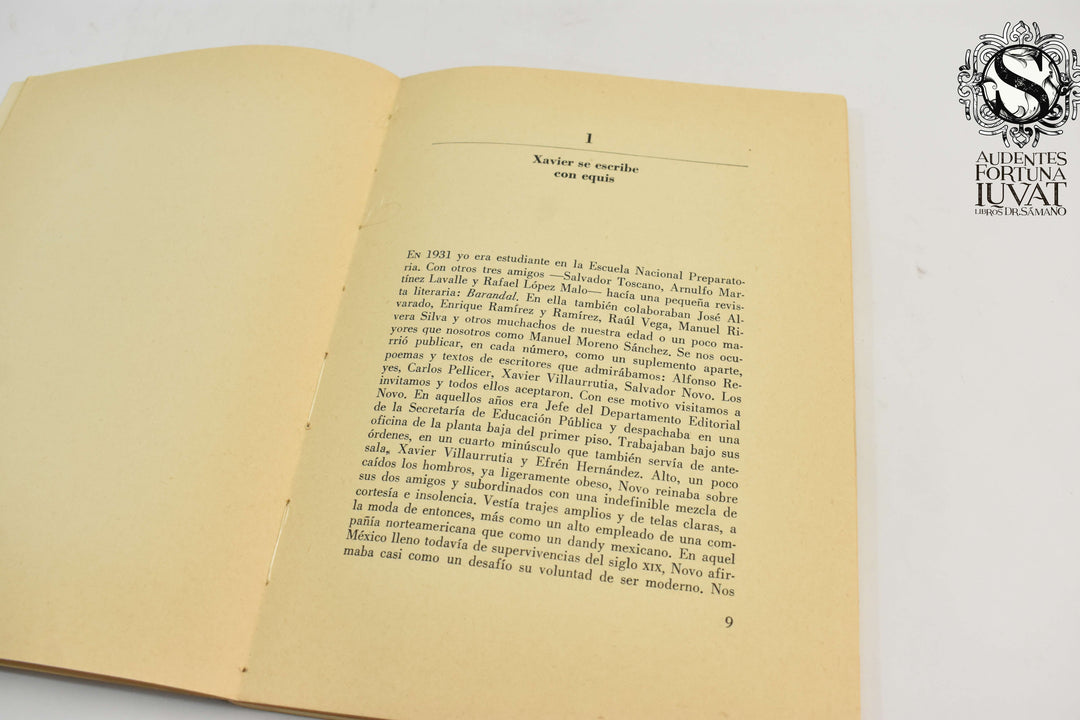 XAVIER VILLAURRUTIA EN PERSONA Y OBRA - Octavio Paz