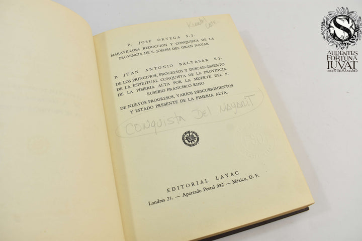 MARAVILLOSA REDUCCIÓN Y CONQUISTA DE LA PROVINCIA DE S. JOSEPH DEL GRAN NAYAR