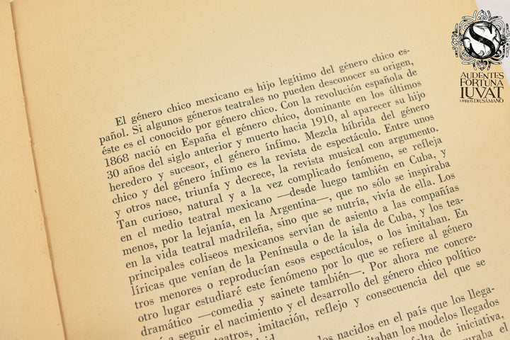 EL TEATRO DE GÉNERO DRAMÁTICO EN LA REVOLUCIÓN MEXICANA - Armando de María y Campos