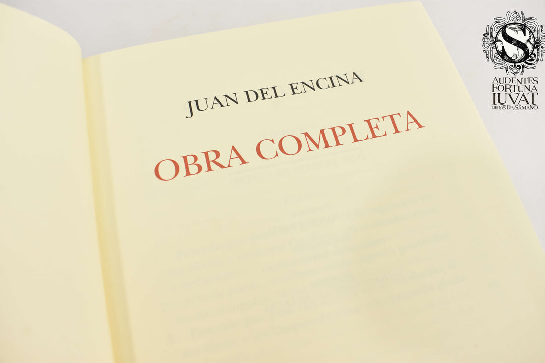 OBRAS COMPLETAS - Juan del Encina