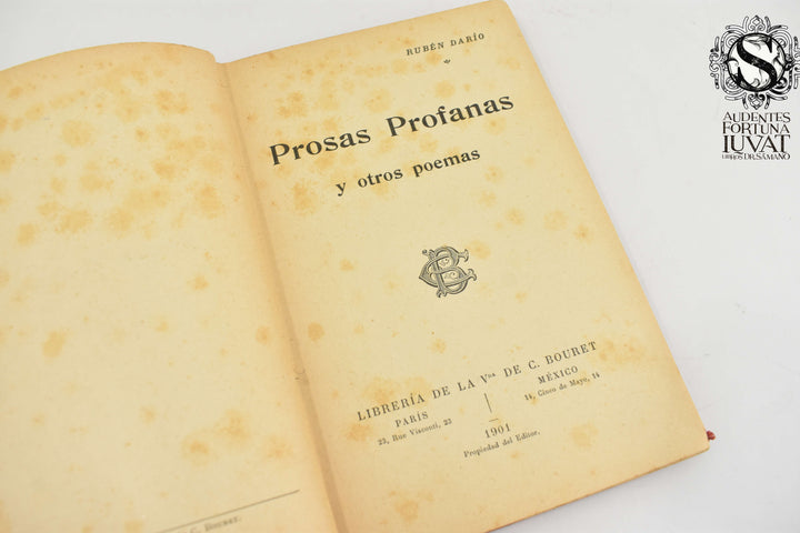 PROSAS PROFANAS Y OTROS POEMAS - Ruben Darío