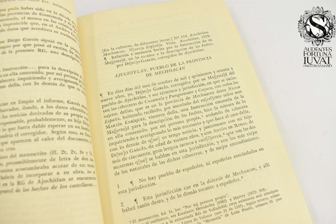 RELACIONES GEOGRÁFICAS DEL SIGLO XVI: MICHOACÁN -  Edición de René Acuña