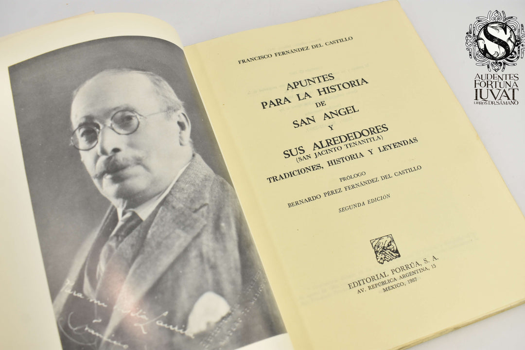 APUNTES PARA LA HISTORIA DE SAN ÁNGEL Y SUS ALREDEDORES - Francisco Fernández del Castillo