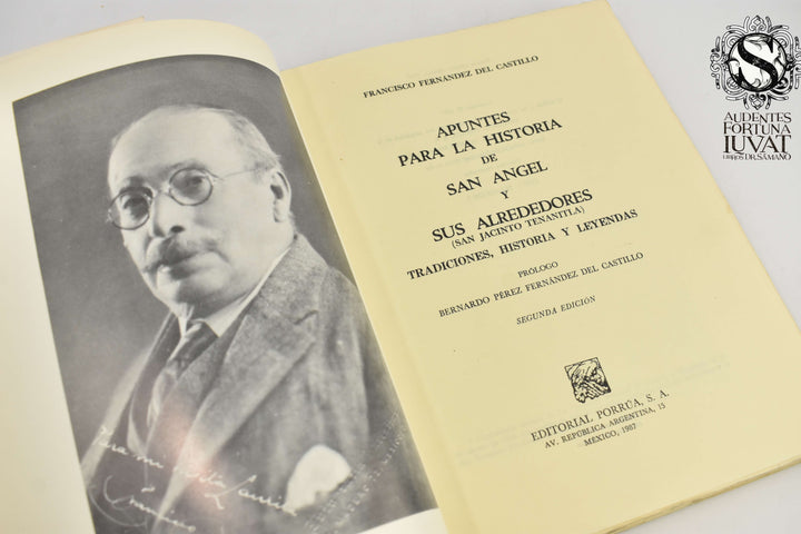 APUNTES PARA LA HISTORIA DE SAN ÁNGEL Y SUS ALREDEDORES - Francisco Fernández del Castillo