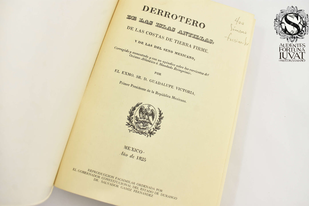 DERROTERO DE LAS ISLAS ANTILLAS