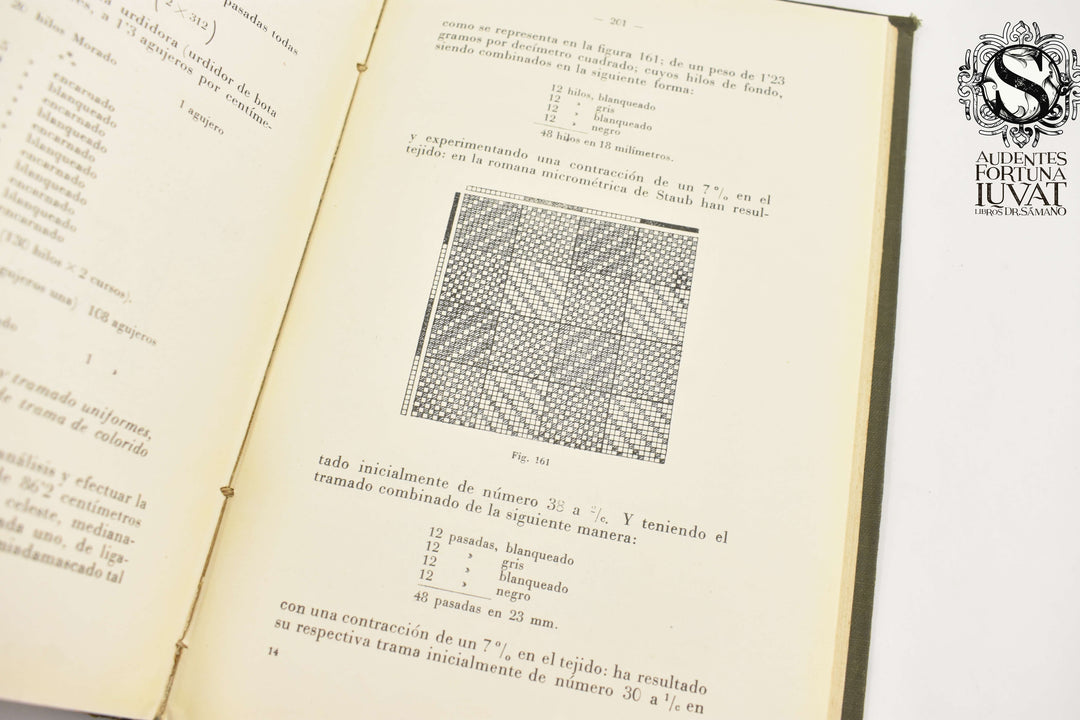 ANÁLISIS Y CÁLCULOS DE FABRICACIÓN DE TODA CLASE DE TEJIDOS -  P. Rodón y Amigó
