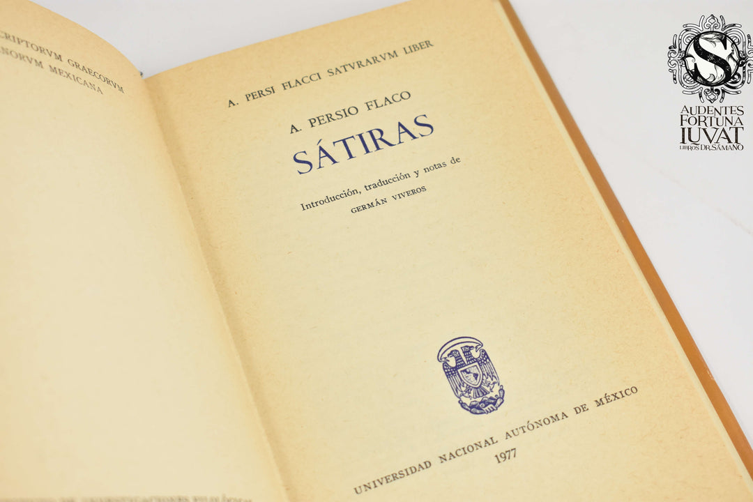 SÁTIRAS - A. Persio Flaco
