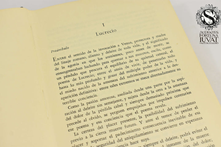 DE LA NATURALEZA DE LAS COSAS - Tito Lucrecio Caro