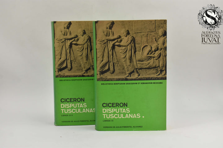 DISPUTAS TUSCULANAS 2 tomos - Ciceron