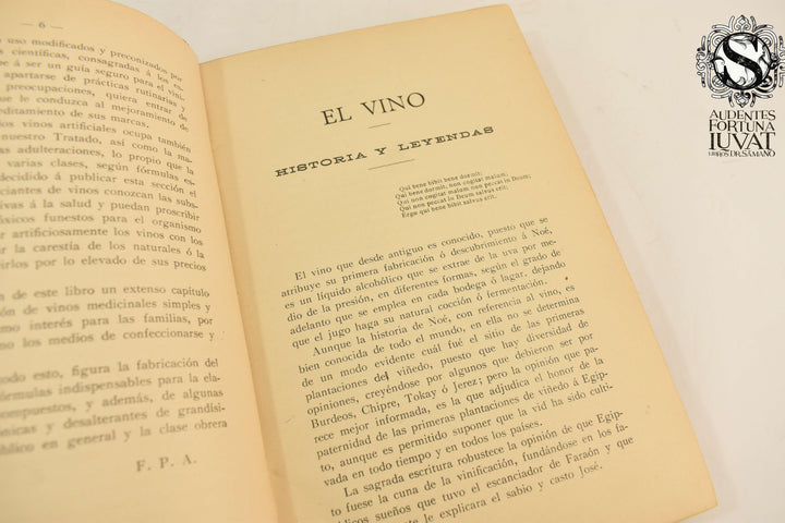 ELABORACIÓN DE VINOS NATURALES Y ARTIFICIALES - Federico P. Albertí