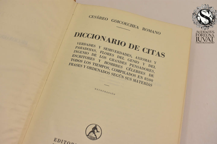 DICCIONARIO DE CITAS - Cesáreo Goicoechea Romano