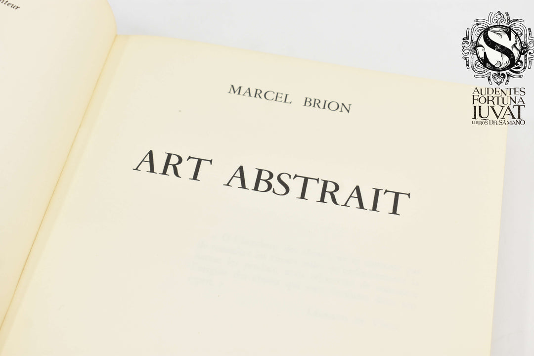 ART ABSTRAIN - Marcel Brion