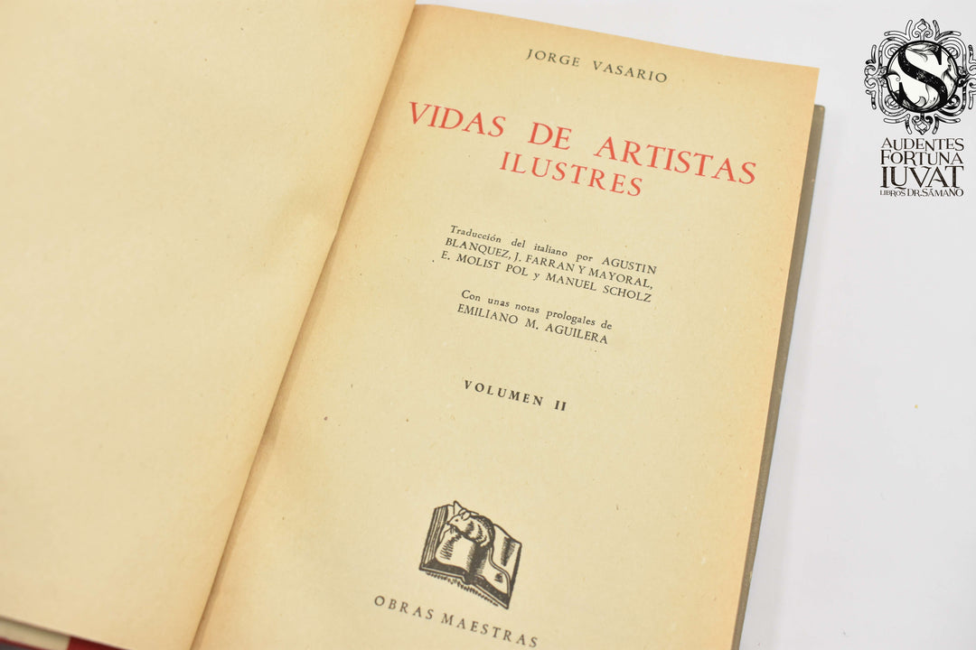 VIDAS DE ARTISTAS ILUSTRES - Jorge Vasario