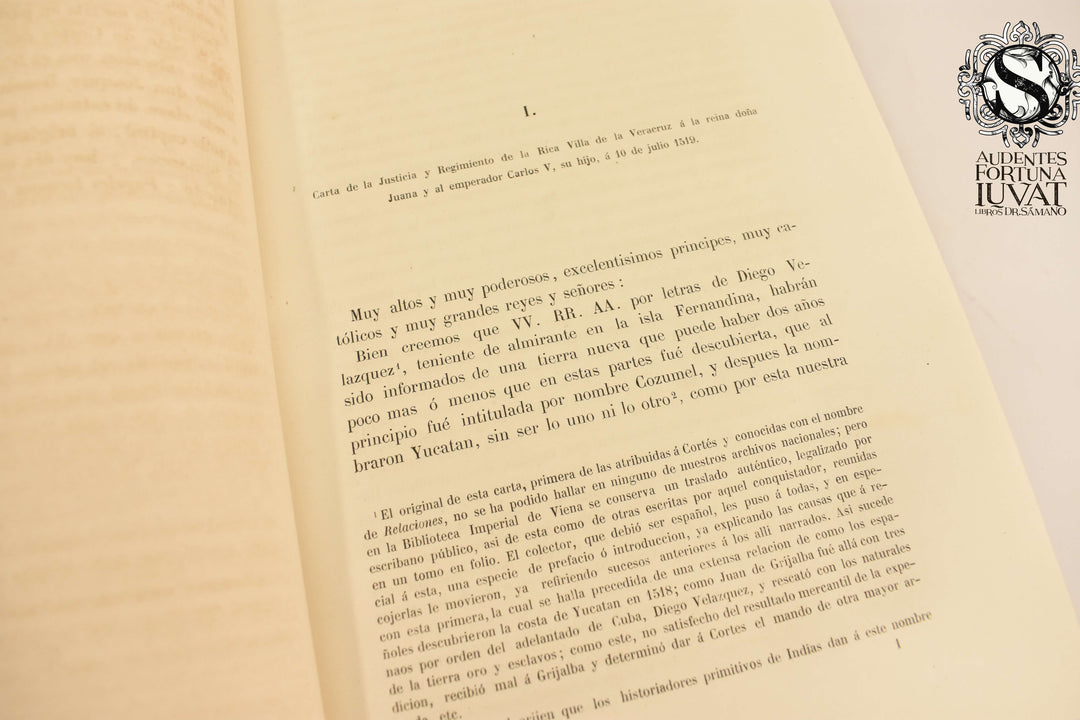CARTAS Y RELACIONES Al Emperador Carlos V. - Hernán Cortes