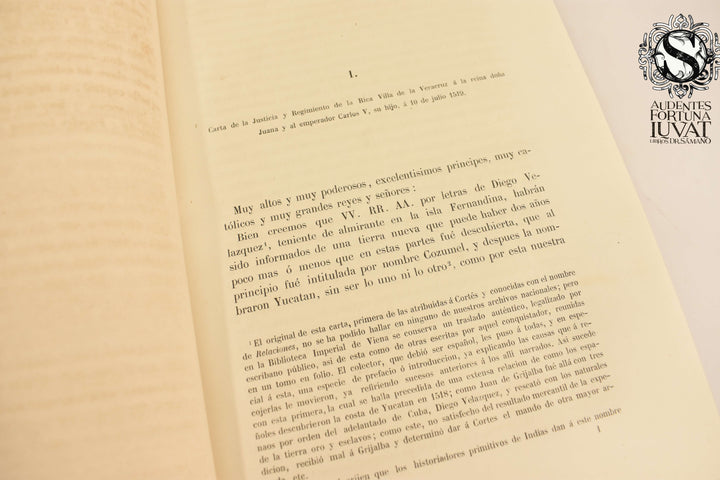 CARTAS Y RELACIONES Al Emperador Carlos V. - Hernán Cortes