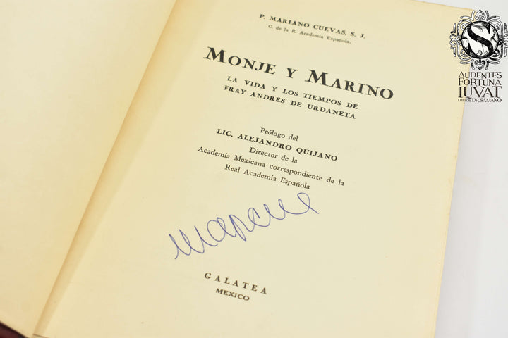 MONJE Y MARINO - R. Mariano Cuevas, S.J.
