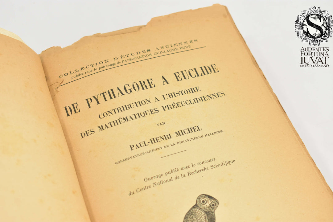 DE PYTHAGORE A EUCLIDE -   Paul-Henri Michel