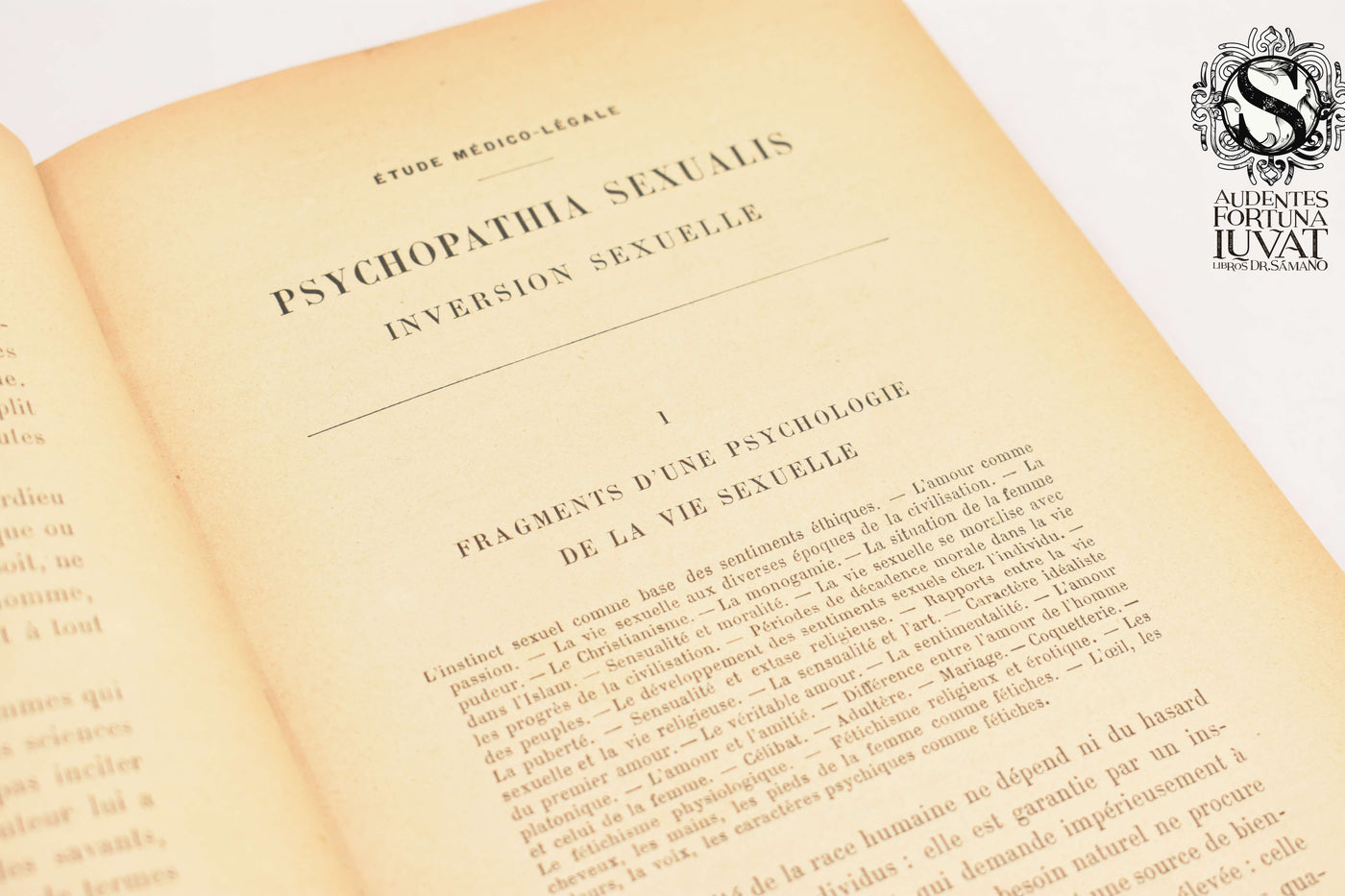 ETUDE MEDICO-LEGALE PSYCHOPATHIA SEXUALIS - Le Dr. R. von Krafft-Ebing