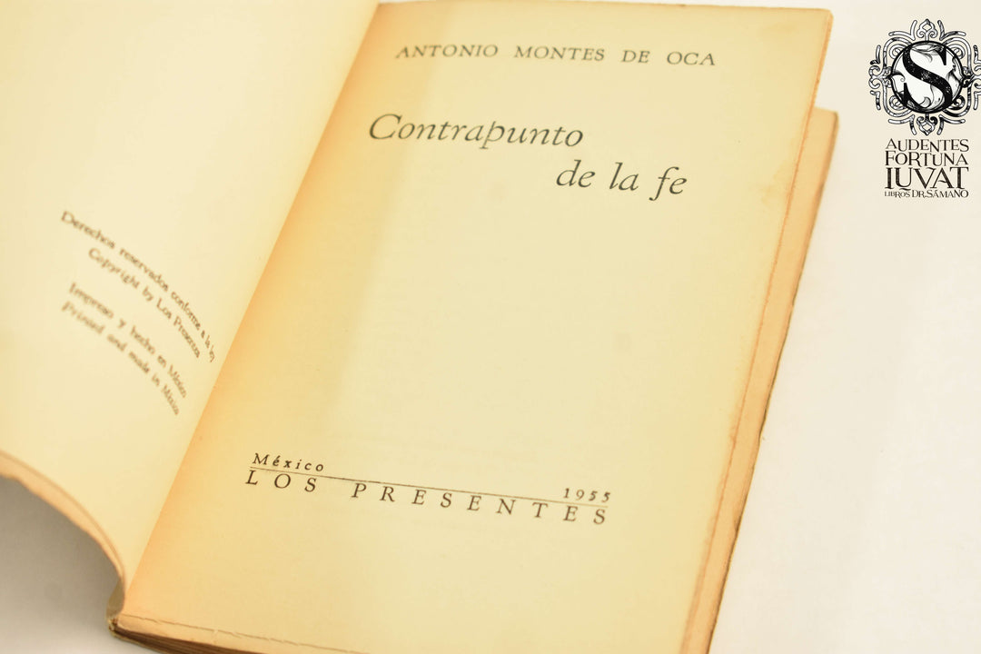 CONTRAPUNTO DE LA FE - Antonio Montes de Oca
