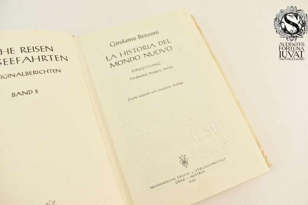 LA HISTORIA DEL MONDO NVOVO - Girolamo Benzoni
