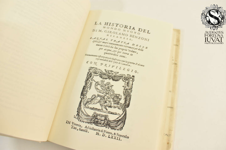 LA HISTORIA DEL MONDO NVOVO - Girolamo Benzoni