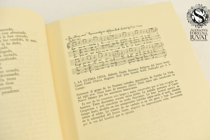 ESTUDIO Y CLASIFICACIÓN DE LA MÚSICA TRADICIONAL HISPÁNICA DE NUEVO MÉXICO - Vicente T. Mendoza y Virginia R.R. de Mendoza