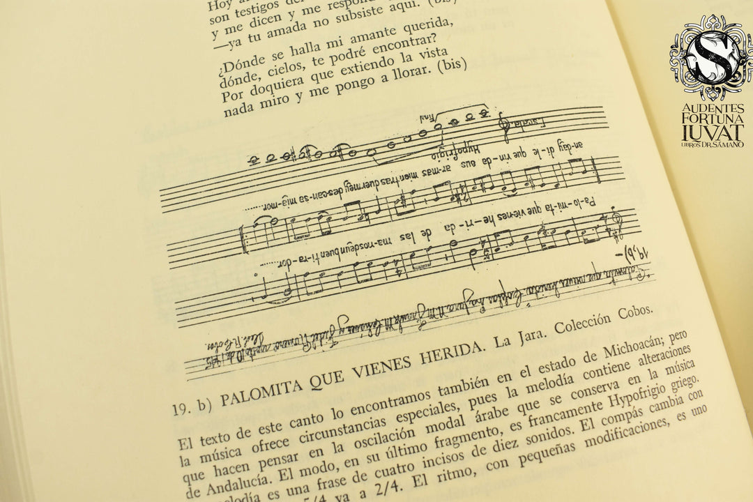 ESTUDIO Y CLASIFICACIÓN DE LA MÚSICA TRADICIONAL HISPÁNICA DE NUEVO MÉXICO - Vicente T. Mendoza y Virginia R.R. de Mendoza