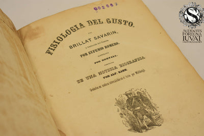 Fisiología del gusto - BRILLANT SAVARIN